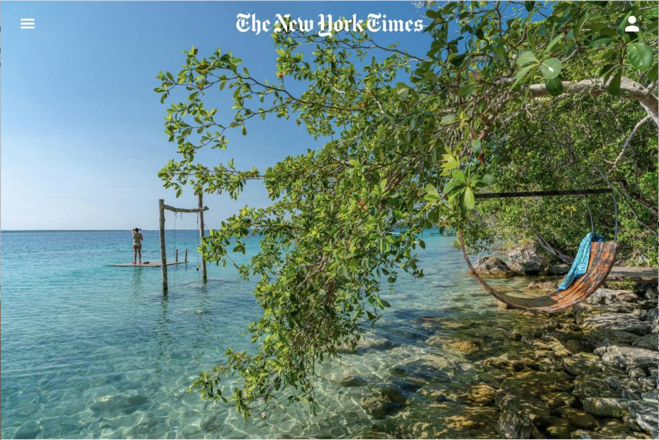 Вилла Azul Nomeolvides Bacalar - Guests Only Экстерьер фото