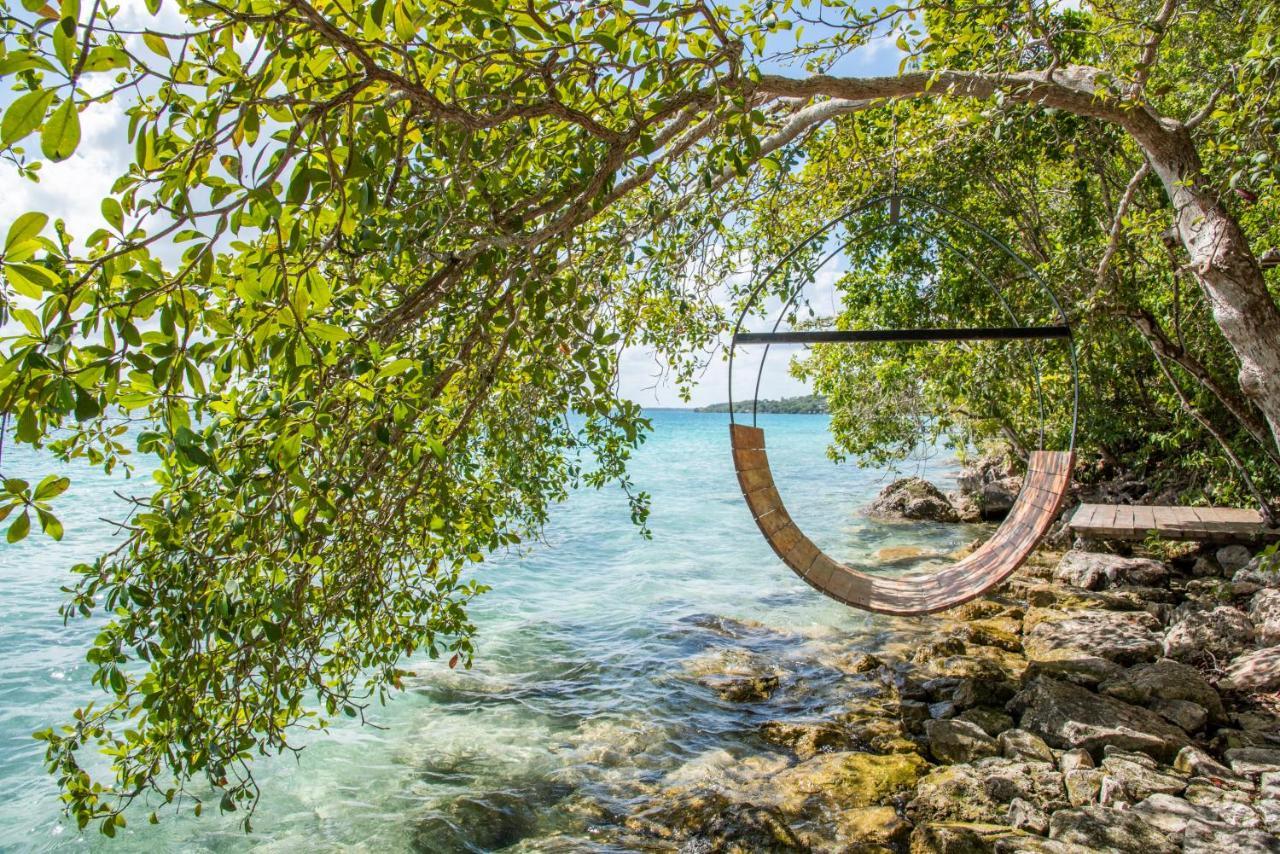 Вилла Azul Nomeolvides Bacalar - Guests Only Экстерьер фото