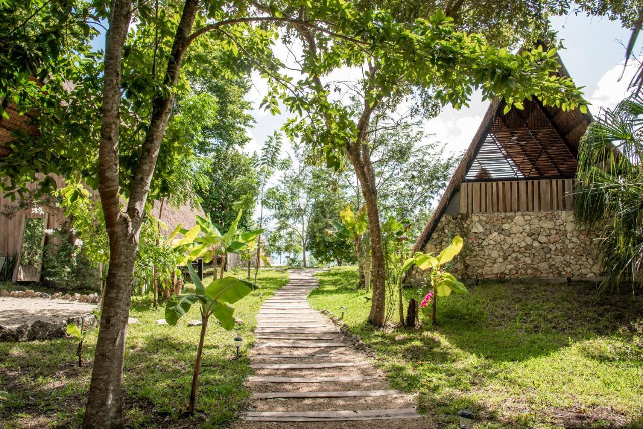 Вилла Azul Nomeolvides Bacalar - Guests Only Экстерьер фото