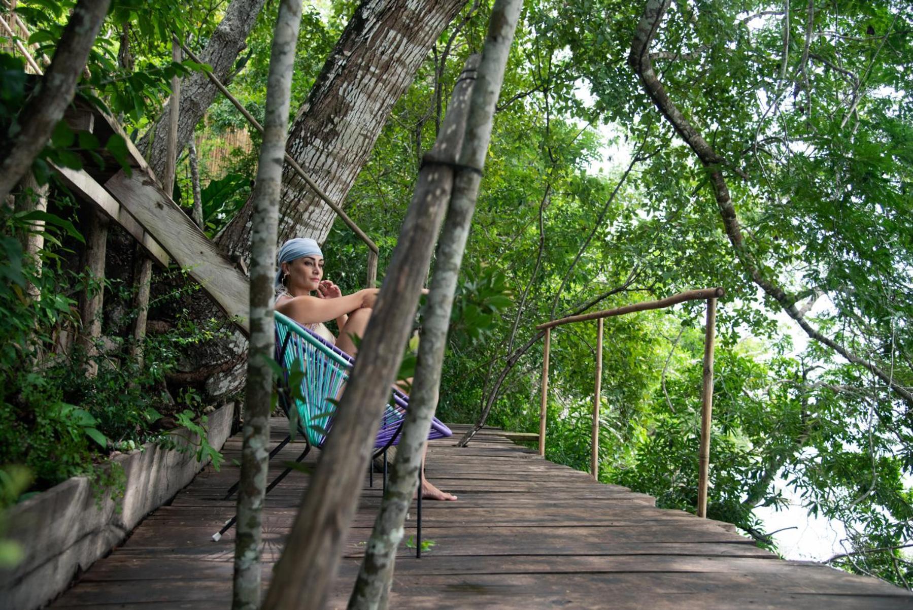 Вилла Azul Nomeolvides Bacalar - Guests Only Экстерьер фото