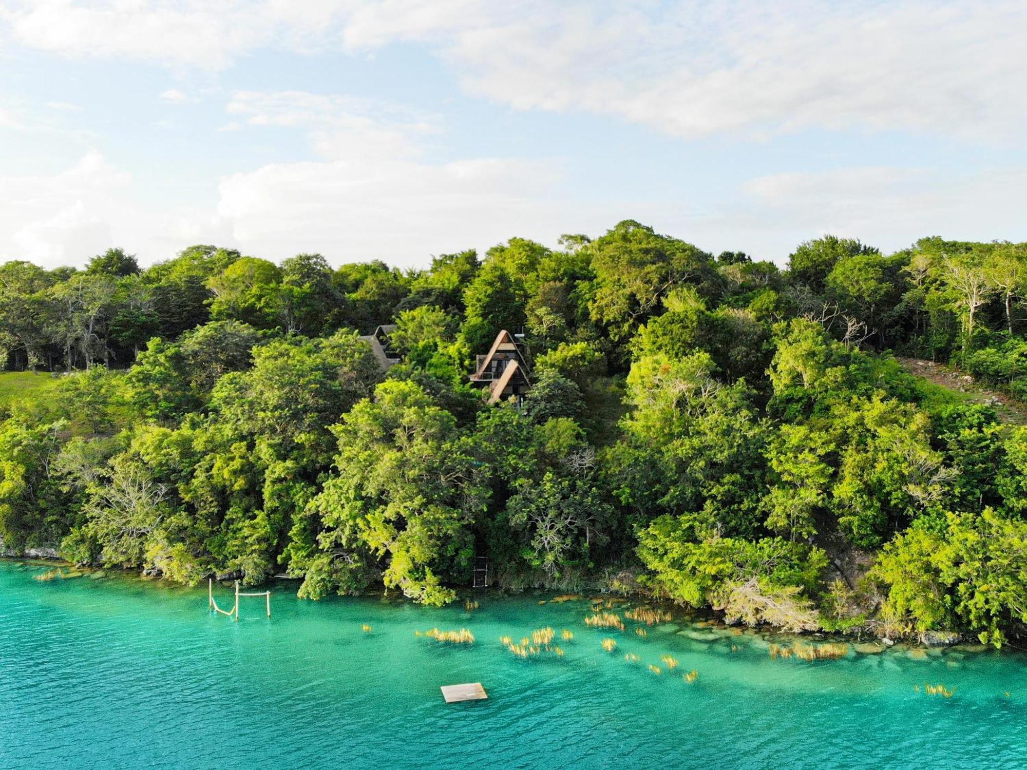 Вилла Azul Nomeolvides Bacalar - Guests Only Экстерьер фото