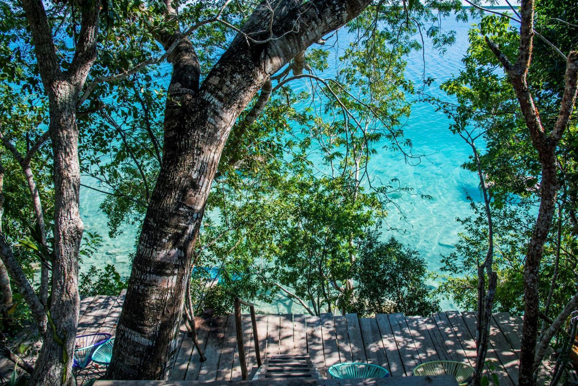 Вилла Azul Nomeolvides Bacalar - Guests Only Экстерьер фото